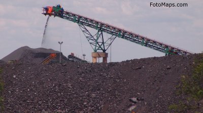 open cast coal mine in Mpumalanga